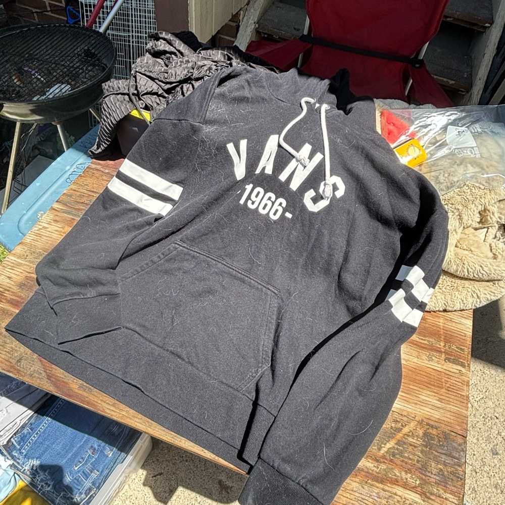 Black vans hoodie